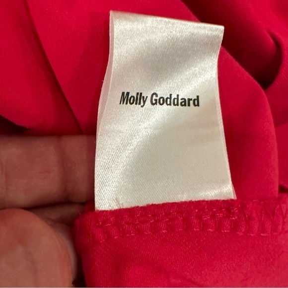 Molly Goddard Pink Cotton Lola Ruched Short Mini Dress Size US 4 / UK 8 EUC - Picture 11 of 11